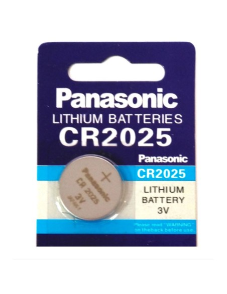 Бутонна литиева батерия Panasonic CR2025 3V 2 бр. - 2