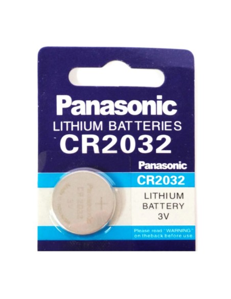 Бутонна литиева батерия Panasonic CR2032 3V 1 бр. - 1