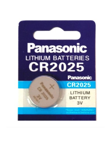 Бутонна литиева батерия Panasonic CR2025 3V 1 бр. - 1