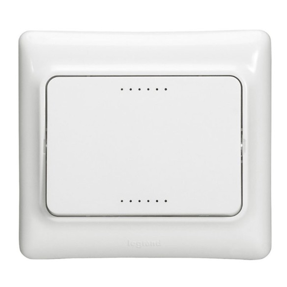 Девиаторен ключ сх. 6 10A бял цвят Legrand Kaptika - 1
