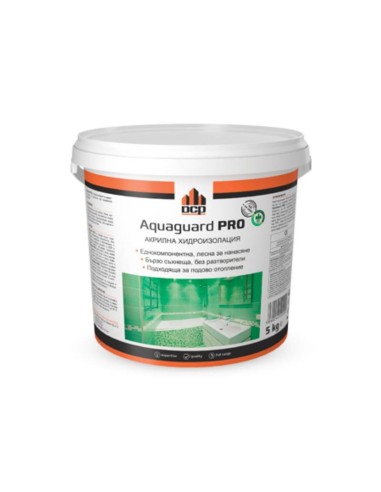 Акрилна хидроизолация Aquaguard PRO 1K 5 кг DCP - 1