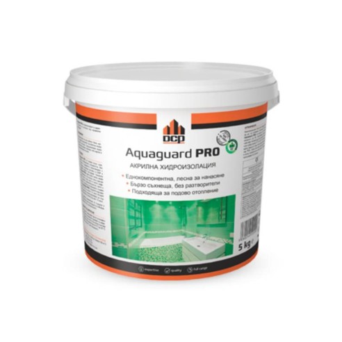 Акрилна хидроизолация Aquaguard PRO 1K 5 кг DCP - 1