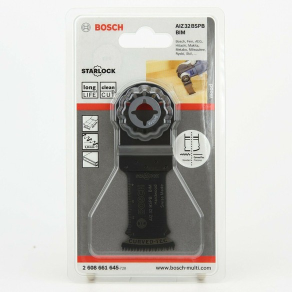 Нож за врязване Starlock AIZ 32 BSPB 23x50 мм BOSCH - 2