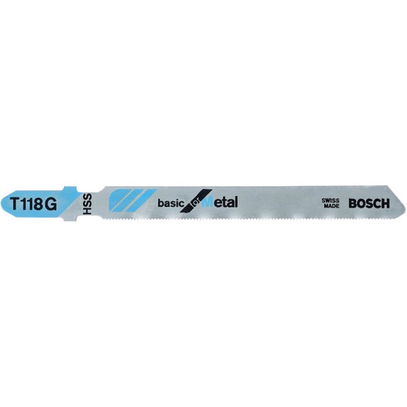 Нож за прободен трион 1бр T 118 G метал BOSCH - 1