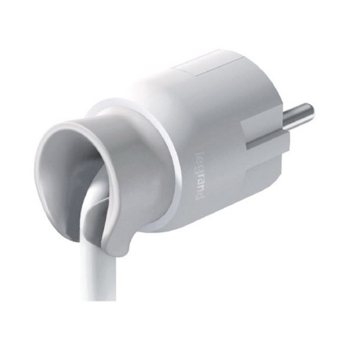 Бял щепсел 2Р+Е 16А с кабел на 90° и въртене на кабела на 360° Legrand - 2