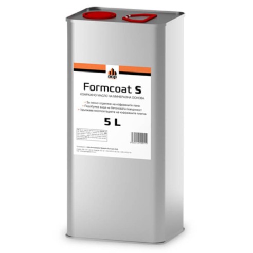 Кофражно минерално масло Formcoat S 5л DCP - 1