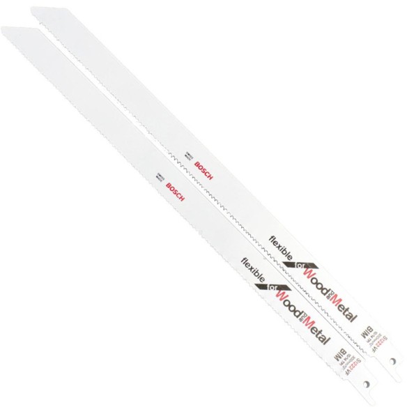 Нож за саблен трион 2 бр S 1222 VF метал BOSCH - 1