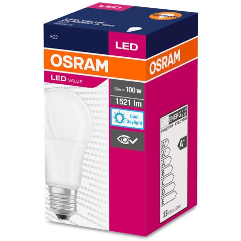 LED крушка OSRAM Value CLA100 1521lm/865 E27 - 1