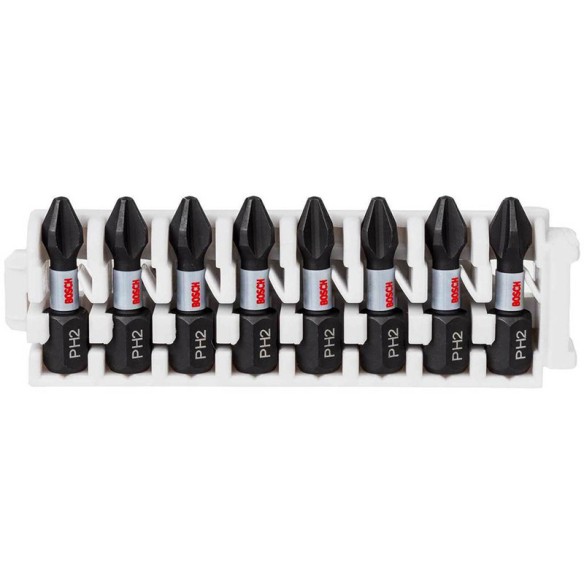 Битове PH2 Impact Control 25 мм 8 бр BOSCH - 1