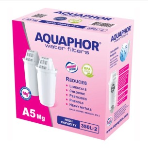 Комплект филтри за вода Aquaphor А5 MG+ 350 л, 2 броя - 1
