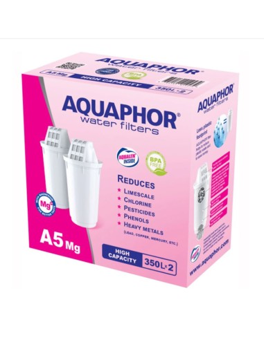 Комплект филтри за вода Aquaphor А5 MG+ 350 л, 2 броя - 1