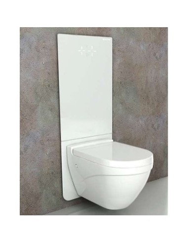 Структура за вграждане тоалетна чиния панел бяло стъкло BOCCHI - 1