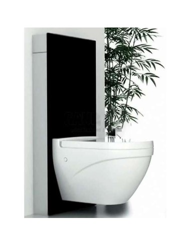 Структура за вграждане тоалетна чиния панел черно стъкло BOCCHI - 1