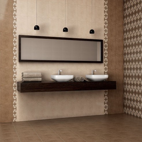 Kai фаянс 25х40 дулена кафяв 5853 - 2