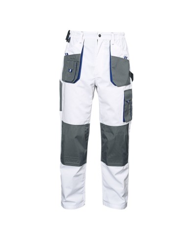 Работен бял панталон EMERTON WHITE GREY ROYAL №52 - 1