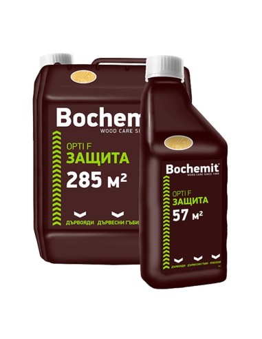 Импрегнант за дърво (концентрат) Bоchemit OPTI F 5 кг, кафяв цвят - 1