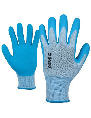 Дамски ръкавици топени в латекс CATLLEY BLUE №9 - 1