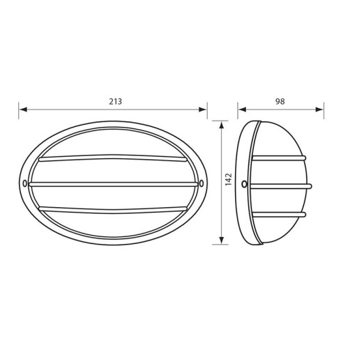 Фасаден аплик PETRA-2 60W VIVALUX - 1