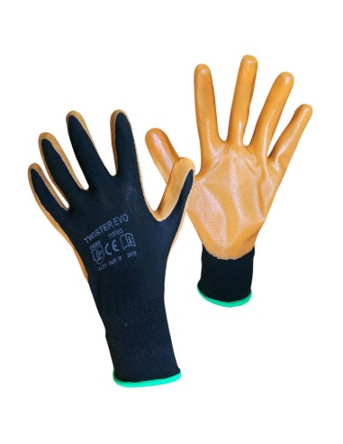 Ръкавици топени в нитрил TWISTER EVO №10 - 1