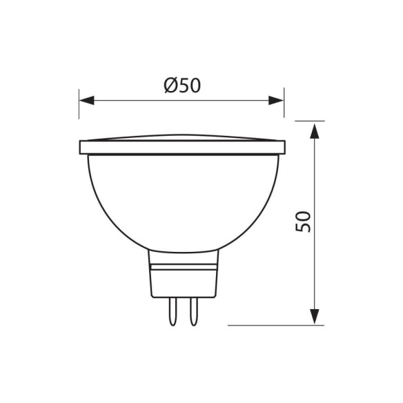 LED лампа BETA LED-GU5.3- 3W VIVALUX - 1