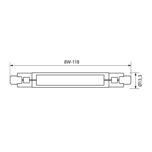 LED ЛАМПА ARA LED 8W VIVALUX - 1