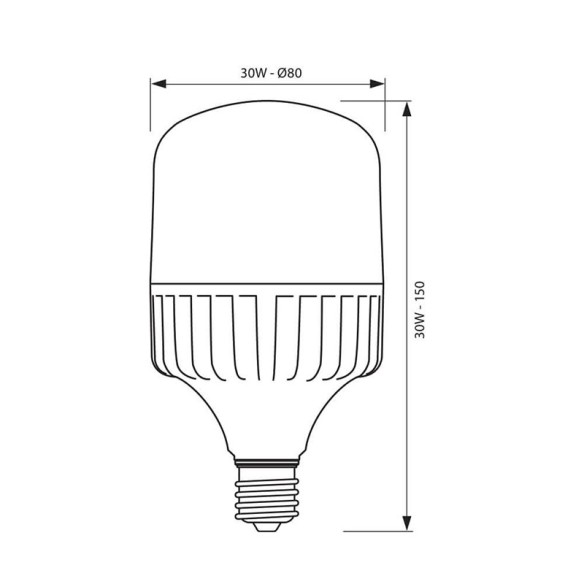LED лампа TURBO LED 30W VIVALUX - 2