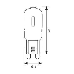 LED лампа GLEM LED 2.5W VIVALUX - 2 2