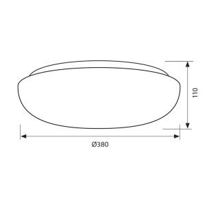 LED плафон NUVOLA LED 28W VIVALUX - 1 2