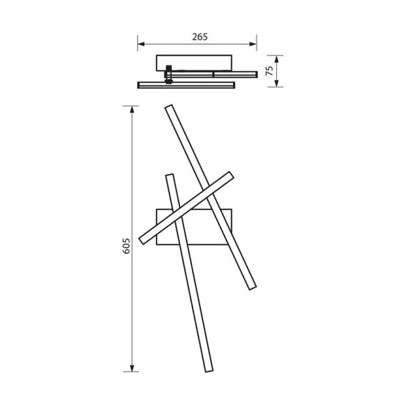 LED тяло VECTOR LED 19W VIVALUX