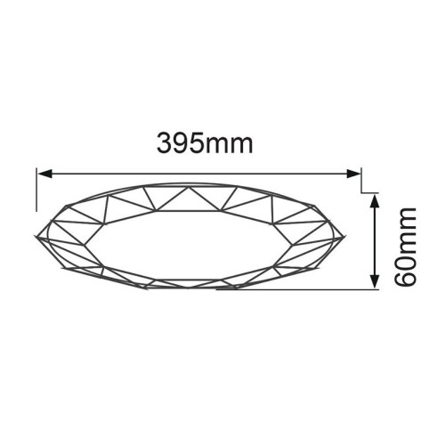 Мултифункционален плафон JEWEL LED 36W VIVALUX - 2