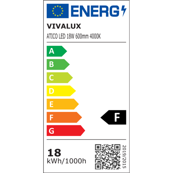 LED тяло ATICO LED 18W 600мм VIVALUX - 3