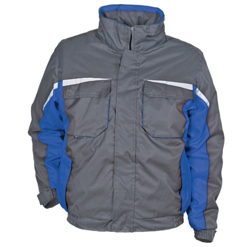 Работен ватиран комплект KASTOR сив размер M - 2