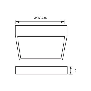 LED тяло HUGO LED 24W VIVALUX - 1 2