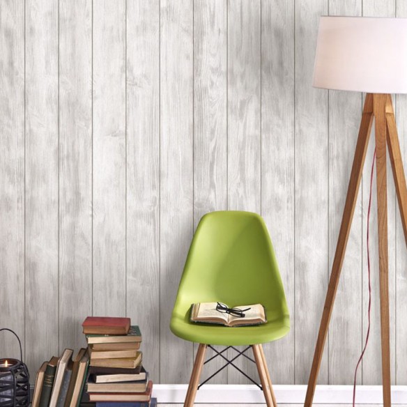 PVC ламперия 25см/8мм 2.65м цвят Grey Wood Vilo - 2