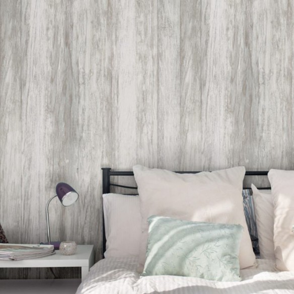 PVC ламперия 25см/8мм 2.65м цвят Smoky Wood Vilo - 2