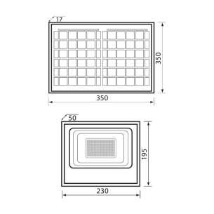 LED прожектор ISOLA LED 60W VIVALUX - 1 2