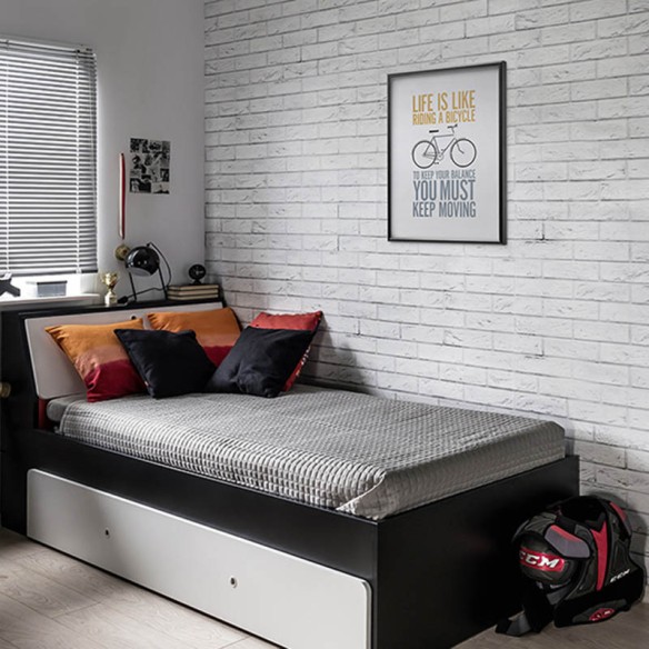 PVC ламперия 25см цвят Loft Brick Vilo - 2