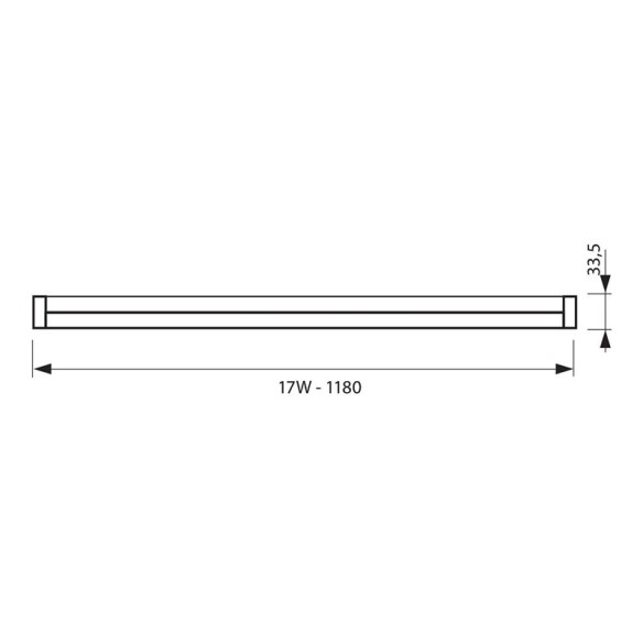 LED тяло SPICA LED T5 17W VIVALUX - 2