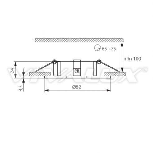 Луна никел/злато 12V VIVALUX