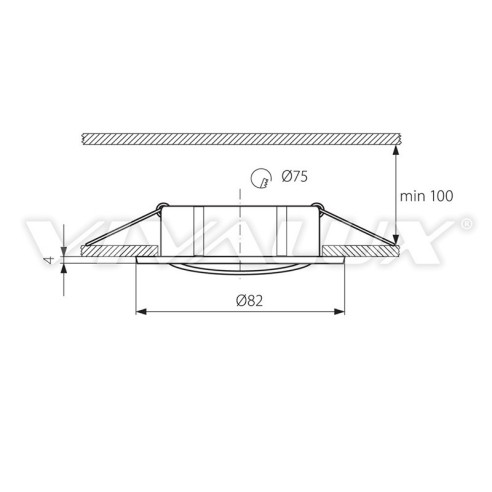 Луна подвижна злато 12V VIVALUX - 2