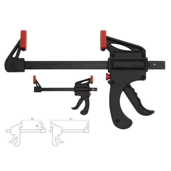 Автоматична дърводелска стяга 150 мм Bolter - 1
