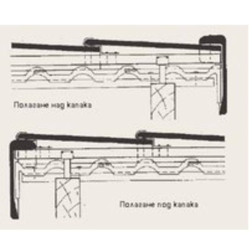 Голяма преграда за капак антрацит BRAMAC - 2