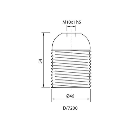 Фасунга бакелитова черна-E27 - VIVALUX - 2