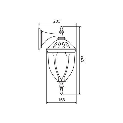Фенер TOSCA WD004/BK VIVALUX - 2