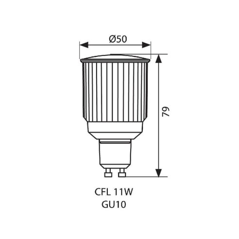 Лампа енергоспестяваща SUPER LUX 11W VIVALUX - 2