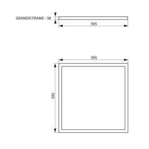 Рамка за външен монтаж GRANDO FRAME VIVALUX - 1 2