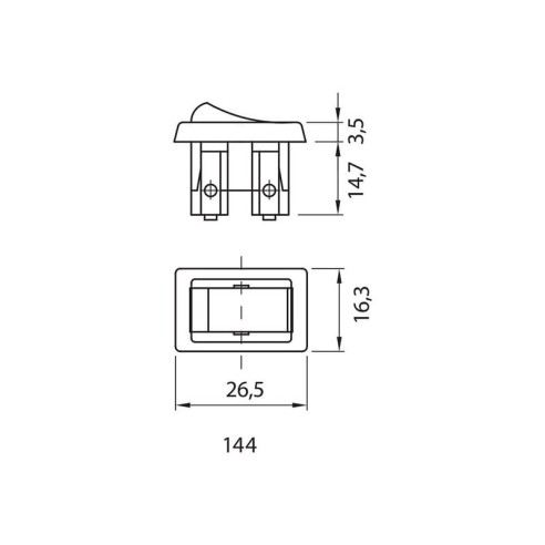 Прекъсвач 144/B VIVALUX - 2