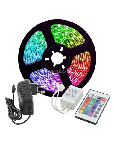 Комплект RGB LED лента 5м SMD5050 24W VIVALUX - 1