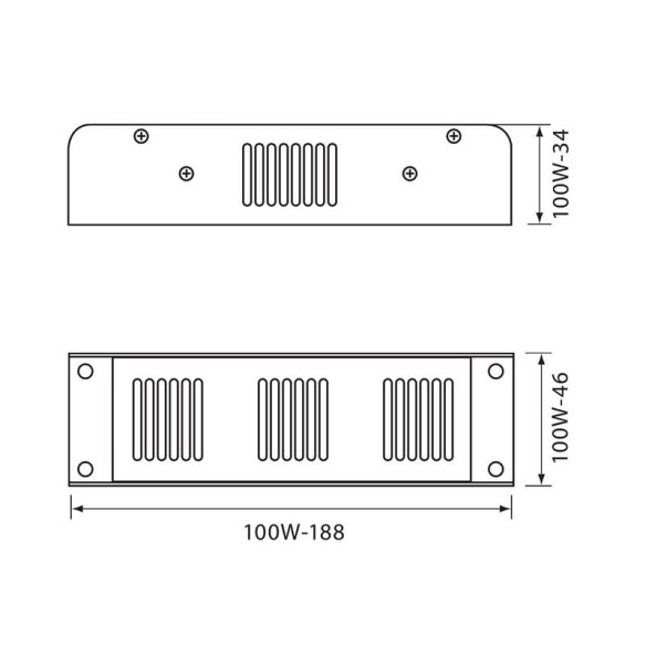 LED захранване SMPD LED DRIVER 100W VIVALUX - 2