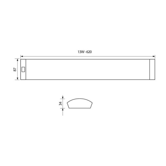 Луминесцентно осветително тяло LINEO TL 13W VIVALUX - 2